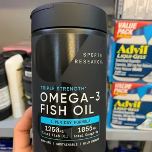 Dầu Cá Sports Research Triple Strength Omega-3 3 Dau Ca Sports Research Triple Strength Omega 3 2
